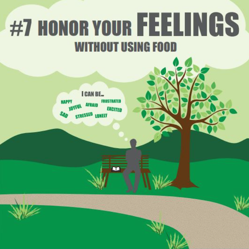 Honor your feelings without using food.