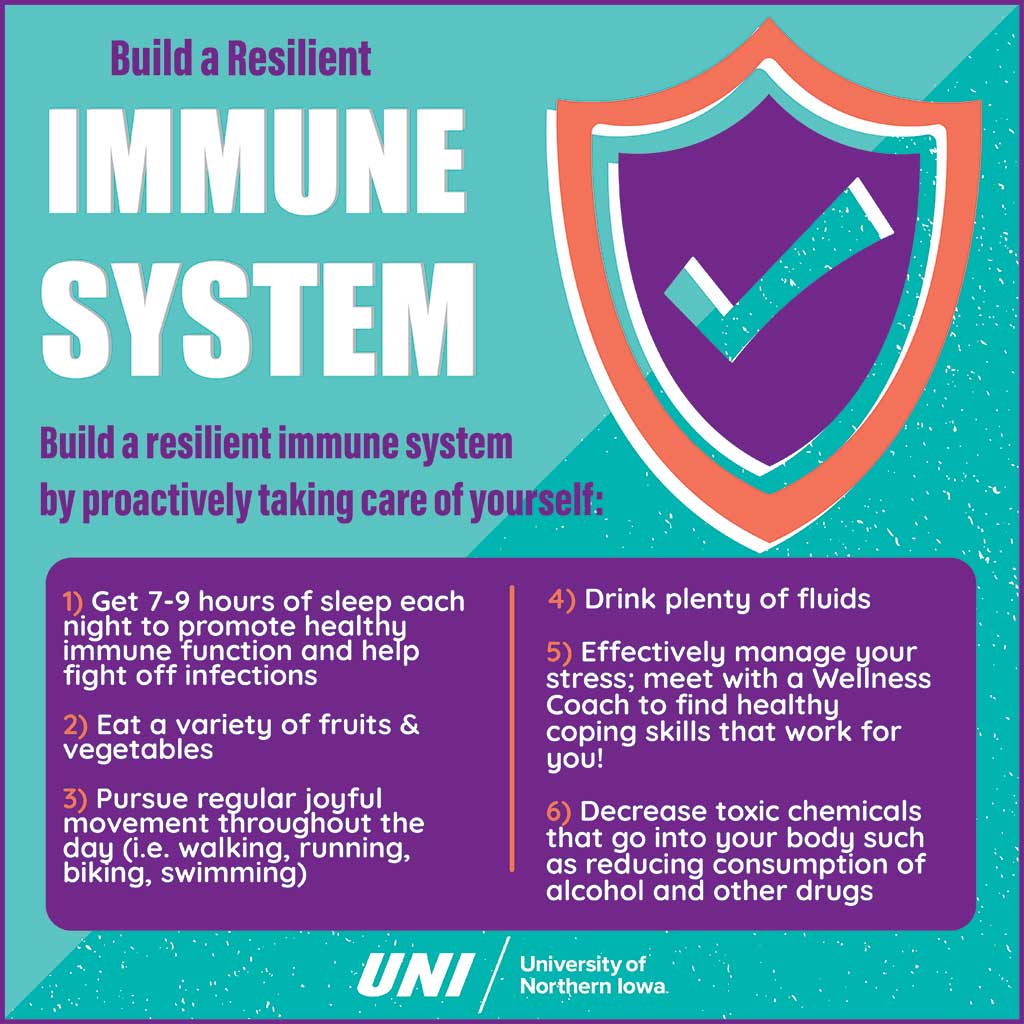 Build a resilient immune system by proactively taking care of yourself.