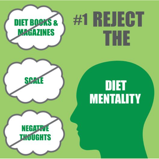 Reject the diet mentality.