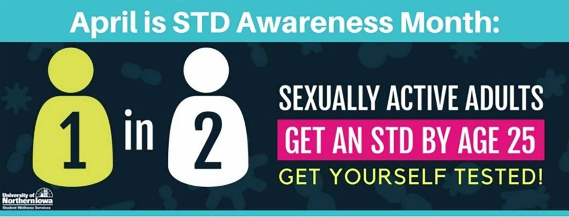 1 in 2 sexually active adults get an std by age 25.