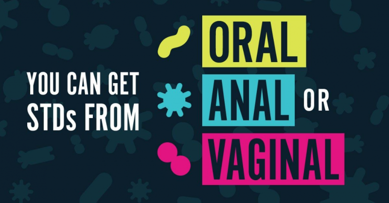 You can get std's from oral, anal or vaginal sex.