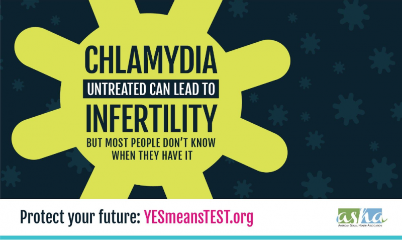 Chlamydia untreated can lead to infertility.