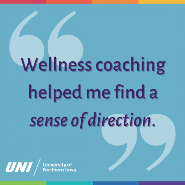 Wellness coaching helped me find a sense of direction.